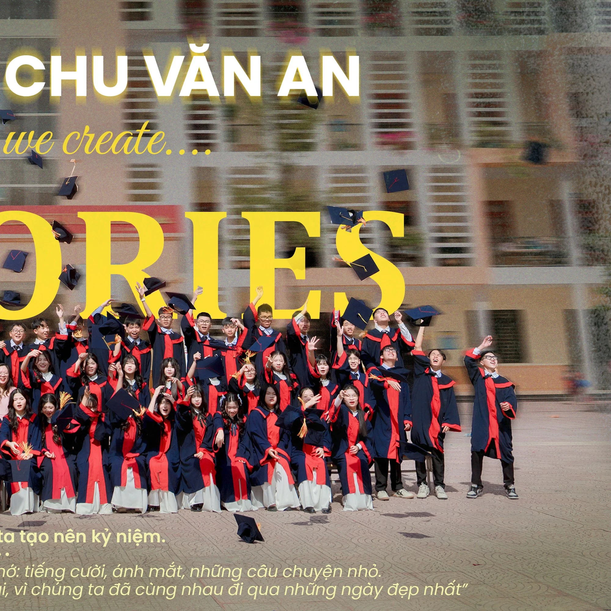 Trang photobook nhóm bạn thân với slogan thanh xuân ý nghĩa