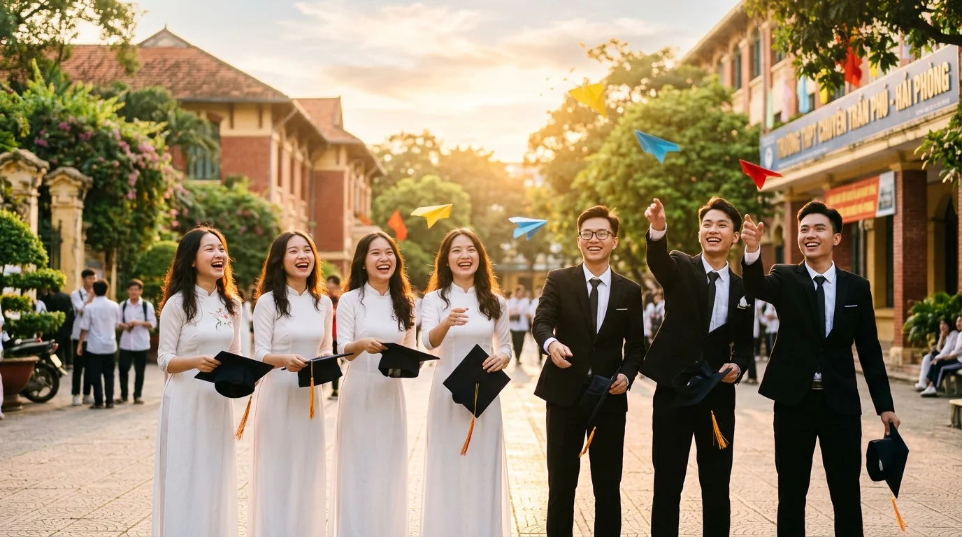 Chụp Ảnh Kỷ Yếu Tại Phường Thủy Đường (Thành phố Thủy Nguyên) Hải Phòng — Xoăn Media TOP 1